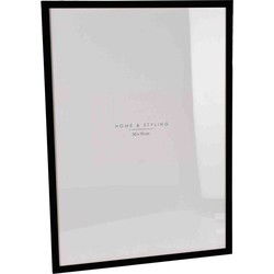 Home & Styling Fotolijst - kunststof - zwart - voor foto 50x70 cm - Fotolijsten
