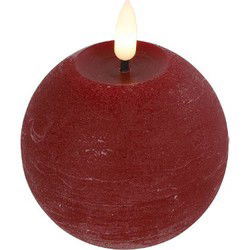 Ledkaars Lyon ro 8x8x9 cm rood