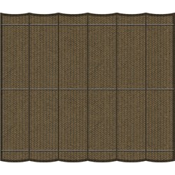Compleet pakket: Shadow Comfort Harmonicadoek 2,9x4m Japanese brown met buitendoekreiniger en beschermhoes
