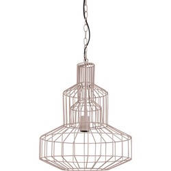 Light & Living - Hanglamp Fynn - 40x40x47 - Bruin