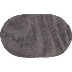Badmat Beau - Grey Ovaal 50 x 80 cm