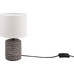 Moderne Tafellamp Mala - Kunststof - Bruin
