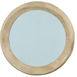 PTMD Spiegel Noam - 90x5x90 cm - Hout - Naturel