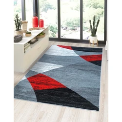 Verona Modern Rood vloerkleed - - 120 X 170 CM