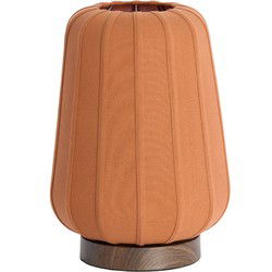 Light & Living - tafellamp - Bibury - oranje - textiel - bureaulamp - E27 - 1894794