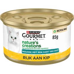 Blik mousse met saus kip 85gr