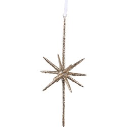 PTMD Kerstversiering Ornament Lea - 14x14x28 cm - Glas - Goud