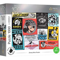 Trefl Trefl Trefl 1000U - Disney Retro Posters / Disney 100 FSC Mix 70%