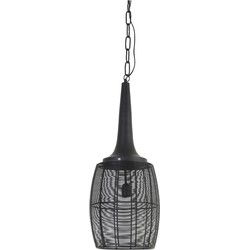 Light & Living - Hanglamp Ardella - 30x30x75 - Zwart
