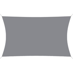 hanSe® Schaduwdoek Rechthoek Waterdoorlatend 3x4 m Lichtgrijs