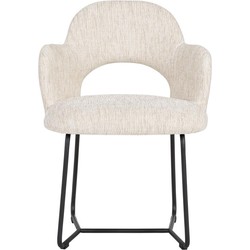 MUST Living Arm chair Vista,81x60x59 cm, polaris natural