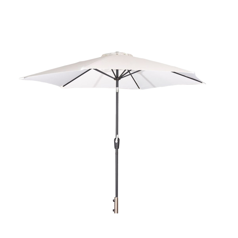 Brandon verstelbare parasol wit - Ø3 m - 