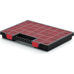 Kistenberg Sorteerbox/vakjes koffer - 30 vaks - kunststof - 40 cm - Opbergbox