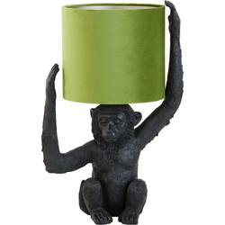 D - Light & Living - Tafellamp MONKEY  - 33x24x51cm - Groen