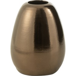 J-line - Vase Porselein Goud Small - 23x23x30cm