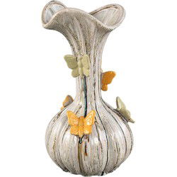 PTMD Vaas Tamarae - 16x16x34 cm - Keramiek - Creme