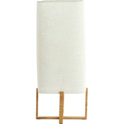 Light & Living - tafellamp - Wyn - naturel - textiel - bureaulamp - E27 - 1894284