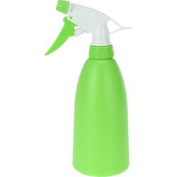 Plantenspuit - groen - 480 ml - kunststof - 11 x 8 x 23 cm - Plantenspuiten