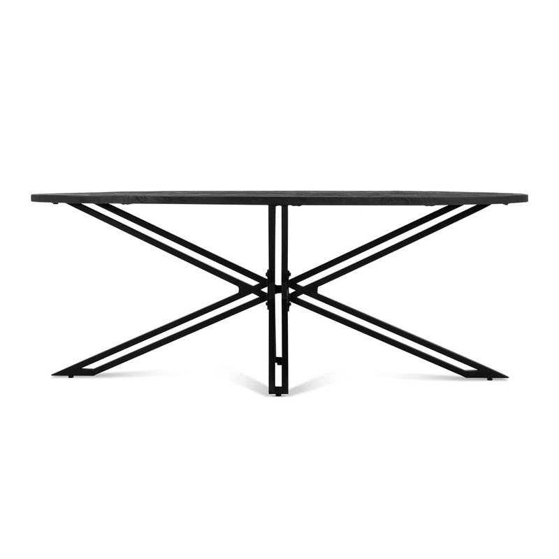 Benoa Yana Elipse Dining Table Black 180 cm - 