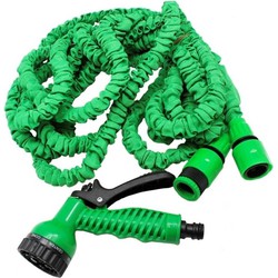 Benson Flexibele tuinslang- met sproeikop- uitrekbaar- tot 10 meter - Tuinslangen