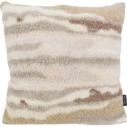 Mare Plush Beige | 45 x 45 cm | Kussenhoes | Polyester
