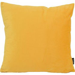 Velvet Donkergeel | 45 x 45 cm | Kussenhoes | Polyester
