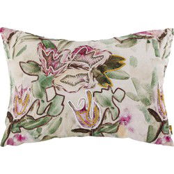 PTMD Sierkussen Ayumi - 60x3x40 cm - Katoen - Roze