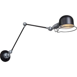 Mexlite wandlamp Davin - zwart -  - 7656ZW