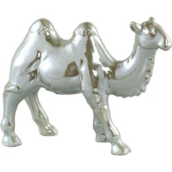 PTMD Aidan Standbeeld Kameel - 32 x 10 x 24 cm - Keramiek - Groen