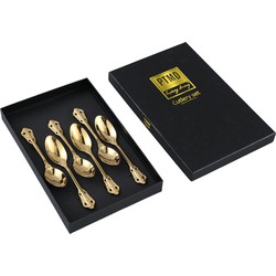 PTMD Thrust Gold stainless steel dessert spoon giftbox