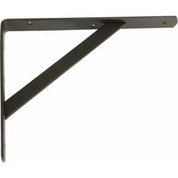 AMIG Plankdrager/steun - metaal - zwart - H250 x B200 mm - Plankdragers