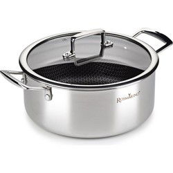 Rosmarino HexaPRO Kookpan met deksel - 24cm
