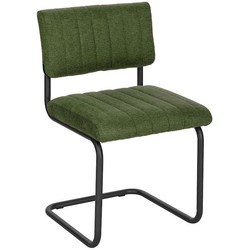 Feel Furniture - Luxe Rib stoel - Groen - 2 stuks