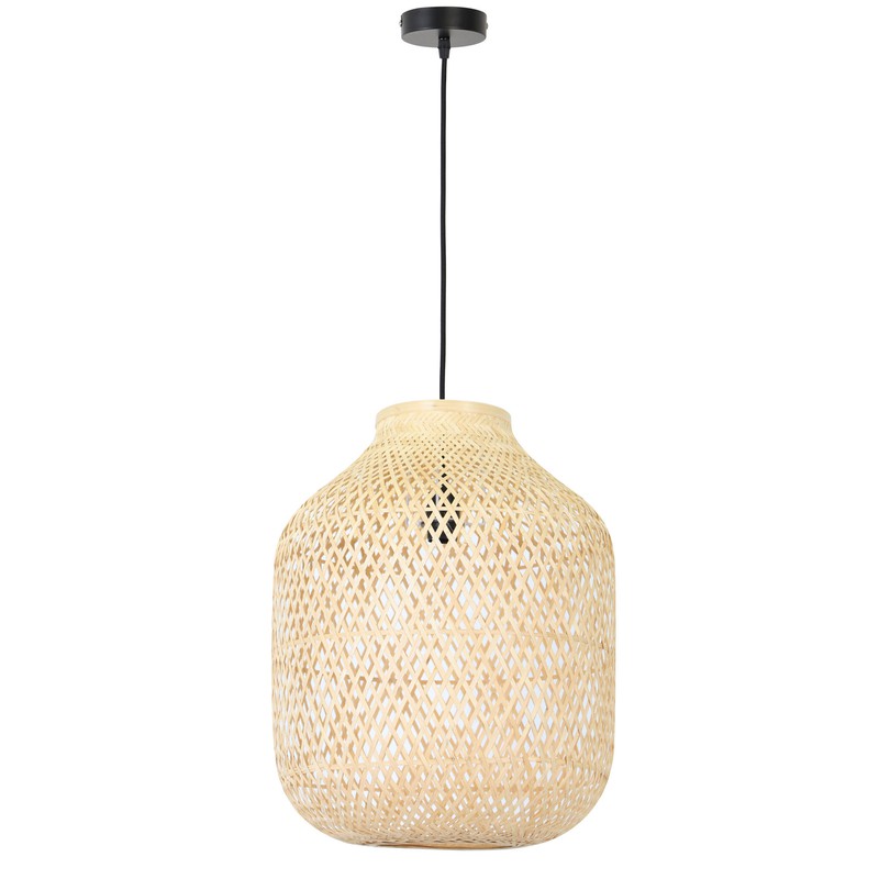 Hanglamp Feliz - Bamboe Naturel - Ø43x53 cm - 