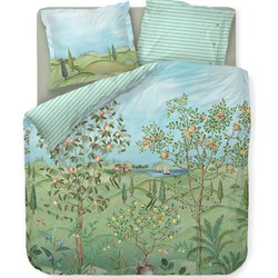 PiP Studio Dekbedovertrek La Campagna Green-Lits-jumeaux (240 x 200/220 cm)