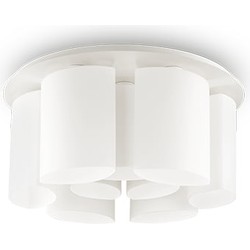 Ideal Lux - Almond - Plafondlamp - Metaal - E27 - Wit