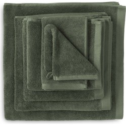 Heckett & Lane 2 stuks Premium Baddoek 60 x 110 cm Army Green