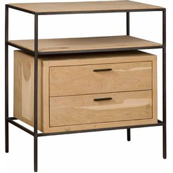 Tower living Pineto sidetable 2 drws + open  80x40x85