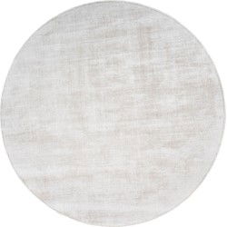 Vloerkleed Cos - Viscose Ivory Rond ø200 cm