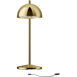 Sompex Tafellamp Luna | Binnenlamp | Buitenlamp | Goud / dimbaar / oplaadbaar / musterring 