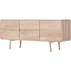 Fawn sideboard houten dressoir whitewash - 150 x 45 cm