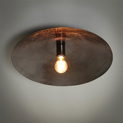 Hoyz - Plafondlamp Shield - Ø50 - Zwart Nikkel