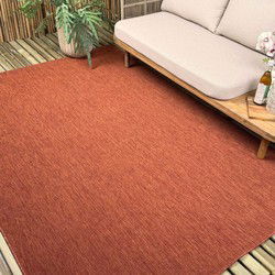 Buitenkleed Tone roest - Interieur05 Roest,Rood - Polypropyleen - 200 x 290 cm - (L)