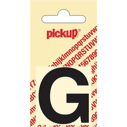 Plakletter Helvetica 40 mm Sticker zwarte letter g - Pickup