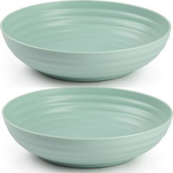 Plasticforte Kommetjes/schaaltjes - 8x - 22 x 5.5 cm - mintgroen - Kommetjes