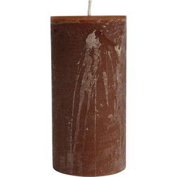 PTMD Kaars New Rustic Outdoor - 15x15x30 cm - Parrafin - Marone