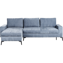 Beliani GANDVIK - Hoekbank-Blauw-Polyester