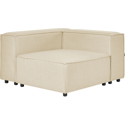 Beliani APRICA - Module Element-Beige-Linnen