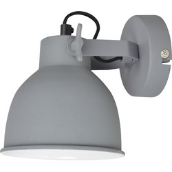 Wandlamp Industrial  Large Ø14cm Vintage grey