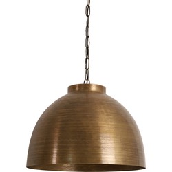 Light&living Hanglamp Ø60x42 cm KYLIE ruw oud brons